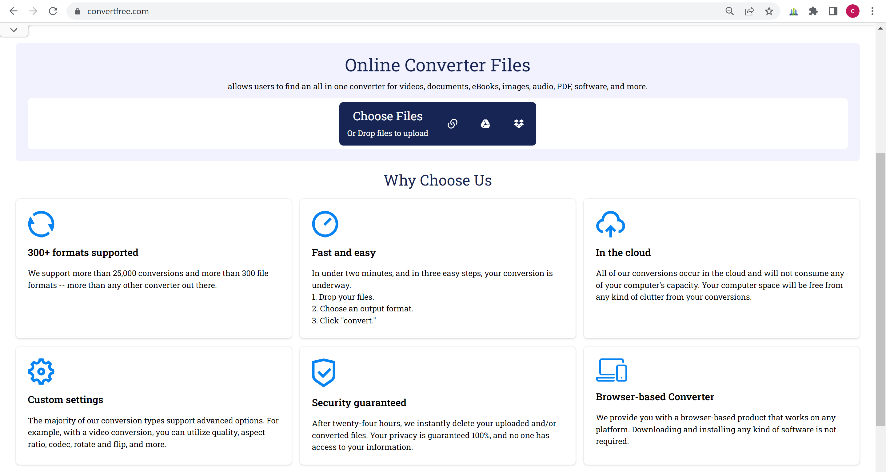 convertfree website